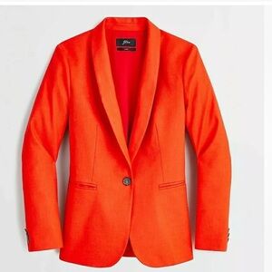J.Crew Bright Orange Blazer
